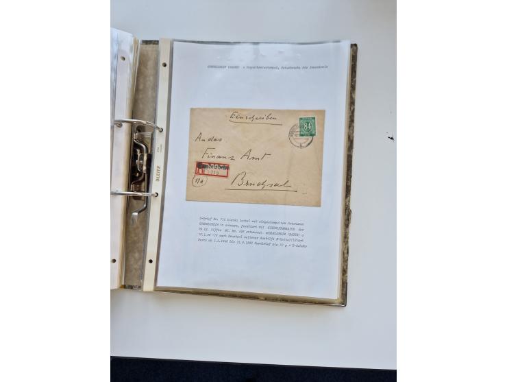 1870/2010 (ca.), Bruchsal und Umgebung, umfangreiche Heimatsammlung in 39 Ringordnern etwas unkonventionell, aber nichtsdesto