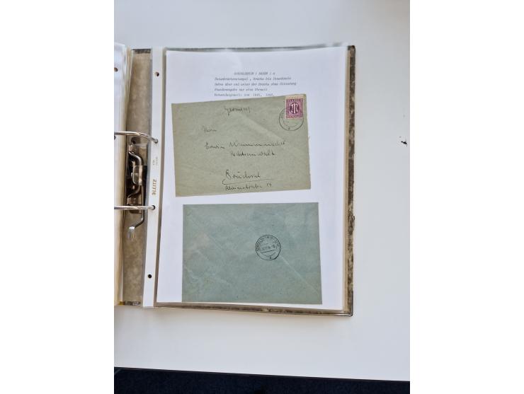 1870/2010 (ca.), Bruchsal und Umgebung, umfangreiche Heimatsammlung in 39 Ringordnern etwas unkonventionell, aber nichtsdesto