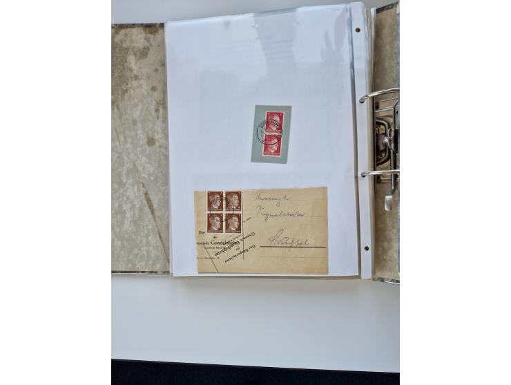 1870/2010 (ca.), Bruchsal und Umgebung, umfangreiche Heimatsammlung in 39 Ringordnern etwas unkonventionell, aber nichtsdesto