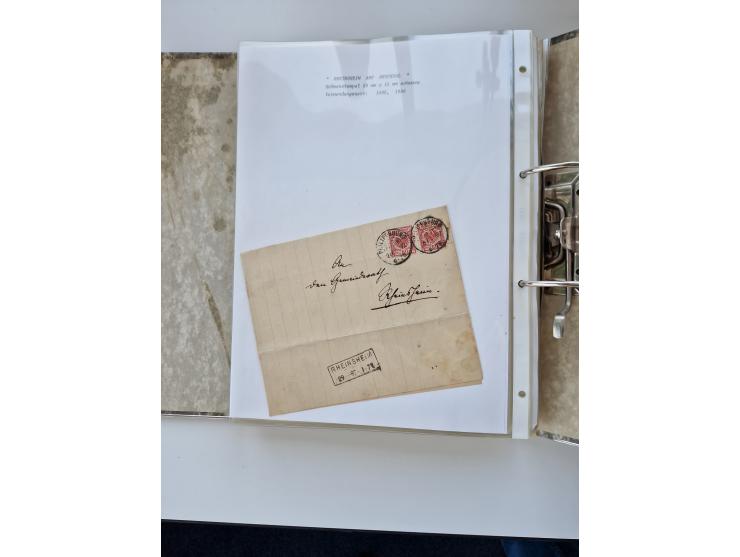 1870/2010 (ca.), Bruchsal und Umgebung, umfangreiche Heimatsammlung in 39 Ringordnern etwas unkonventionell, aber nichtsdesto