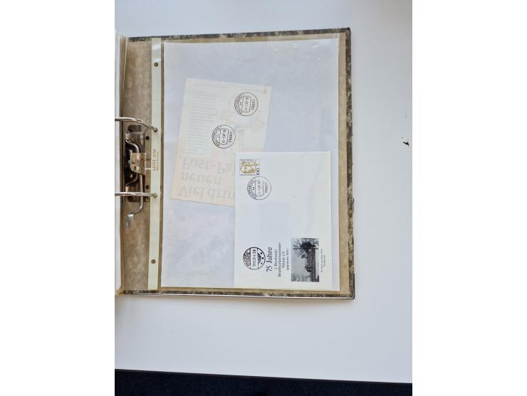 1870/2010 (ca.), Bruchsal und Umgebung, umfangreiche Heimatsammlung in 39 Ringordnern etwas unkonventionell, aber nichtsdesto