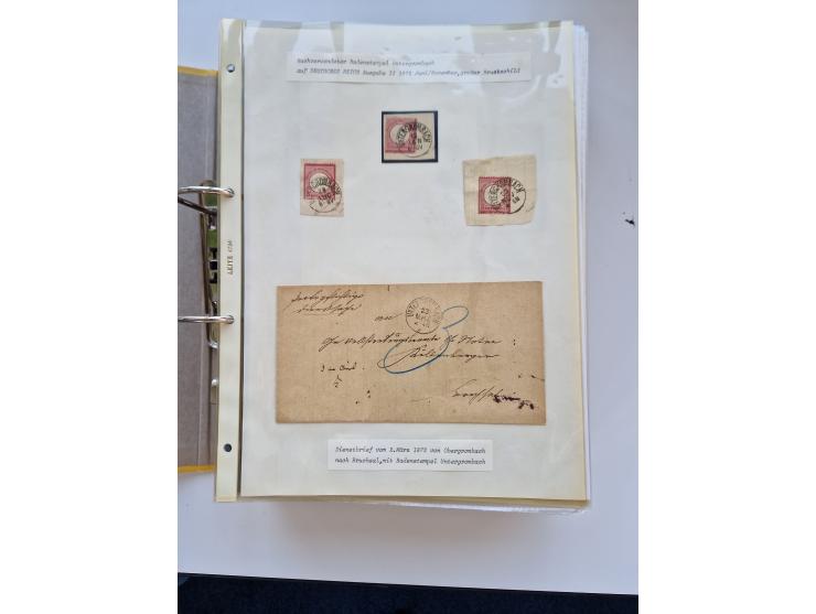 1870/2010 (ca.), Bruchsal und Umgebung, umfangreiche Heimatsammlung in 39 Ringordnern etwas unkonventionell, aber nichtsdesto