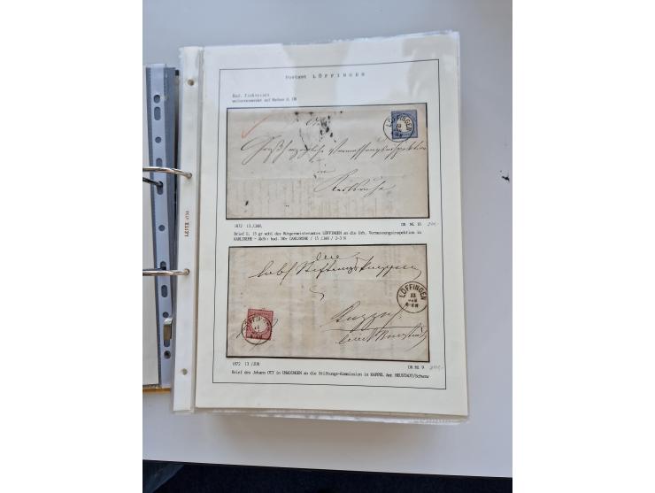 1870/2010 (ca.), Bruchsal und Umgebung, umfangreiche Heimatsammlung in 39 Ringordnern etwas unkonventionell, aber nichtsdesto