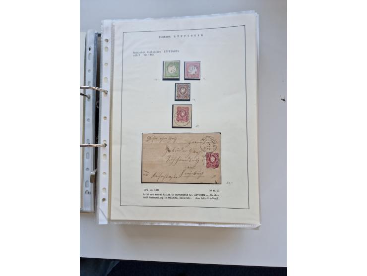 1870/2010 (ca.), Bruchsal und Umgebung, umfangreiche Heimatsammlung in 39 Ringordnern etwas unkonventionell, aber nichtsdesto