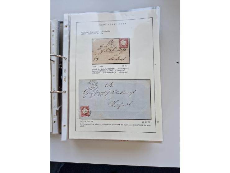 1870/2010 (ca.), Bruchsal und Umgebung, umfangreiche Heimatsammlung in 39 Ringordnern etwas unkonventionell, aber nichtsdesto