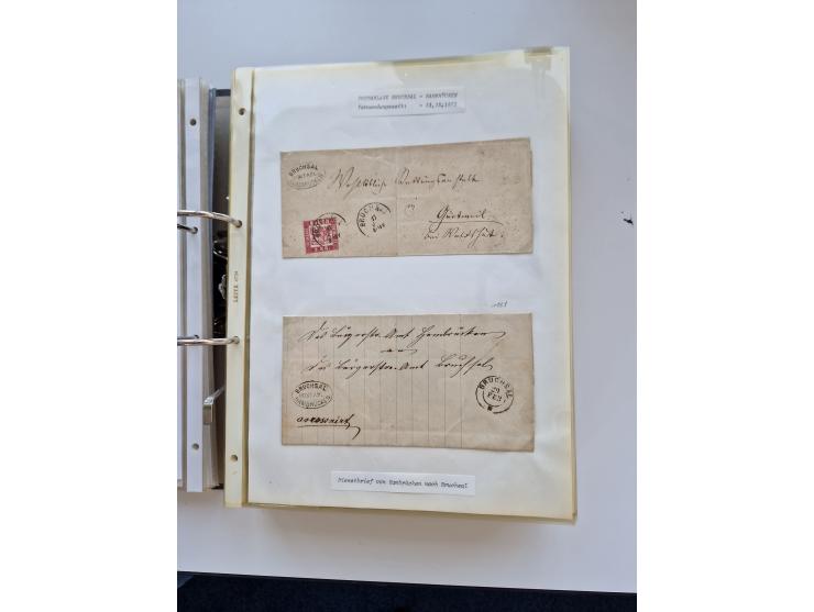1870/2010 (ca.), Bruchsal und Umgebung, umfangreiche Heimatsammlung in 39 Ringordnern etwas unkonventionell, aber nichtsdesto