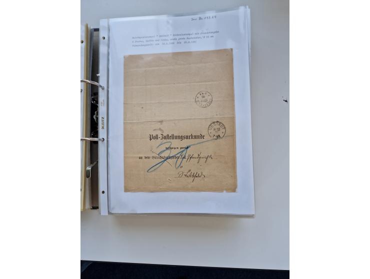 1870/2010 (ca.), Bruchsal und Umgebung, umfangreiche Heimatsammlung in 39 Ringordnern etwas unkonventionell, aber nichtsdesto