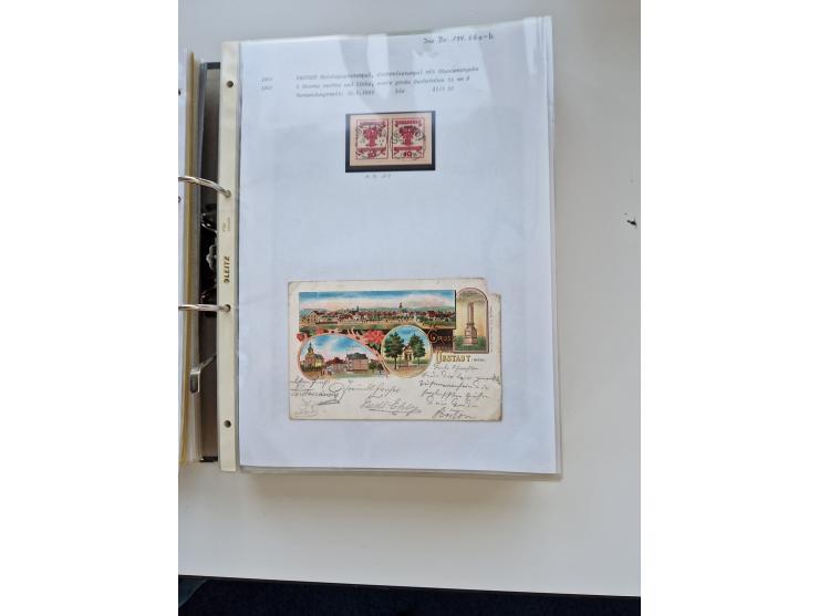 1870/2010 (ca.), Bruchsal und Umgebung, umfangreiche Heimatsammlung in 39 Ringordnern etwas unkonventionell, aber nichtsdesto