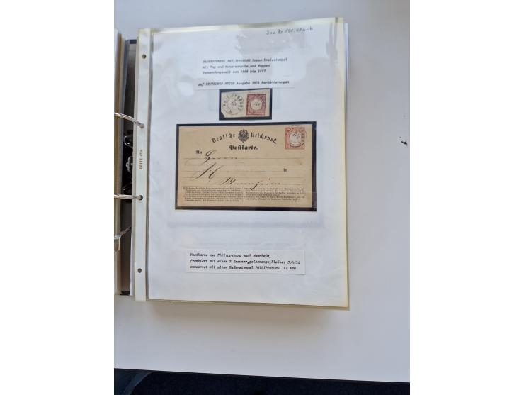 1870/2010 (ca.), Bruchsal und Umgebung, umfangreiche Heimatsammlung in 39 Ringordnern etwas unkonventionell, aber nichtsdesto