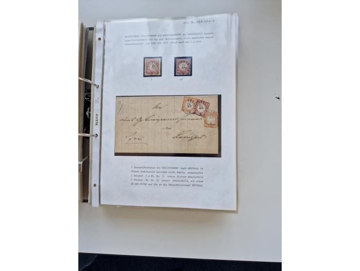 1870/2010 (ca.), Bruchsal und Umgebung, umfangreiche Heimatsammlung in 39 Ringordnern etwas unkonventionell, aber nichtsdesto
