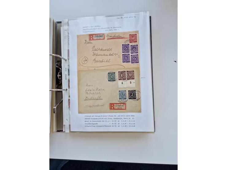 1870/2010 (ca.), Bruchsal und Umgebung, umfangreiche Heimatsammlung in 39 Ringordnern etwas unkonventionell, aber nichtsdesto