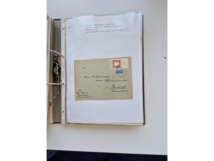 1870/2010 (ca.), Bruchsal und Umgebung, umfangreiche Heimatsammlung in 39 Ringordnern etwas unkonventionell, aber nichtsdesto