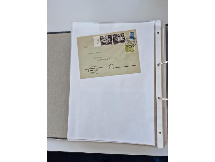 1870/2010 (ca.), Bruchsal und Umgebung, umfangreiche Heimatsammlung in 39 Ringordnern etwas unkonventionell, aber nichtsdesto