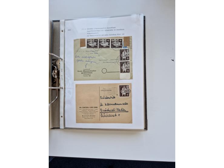 1870/2010 (ca.), Bruchsal und Umgebung, umfangreiche Heimatsammlung in 39 Ringordnern etwas unkonventionell, aber nichtsdesto