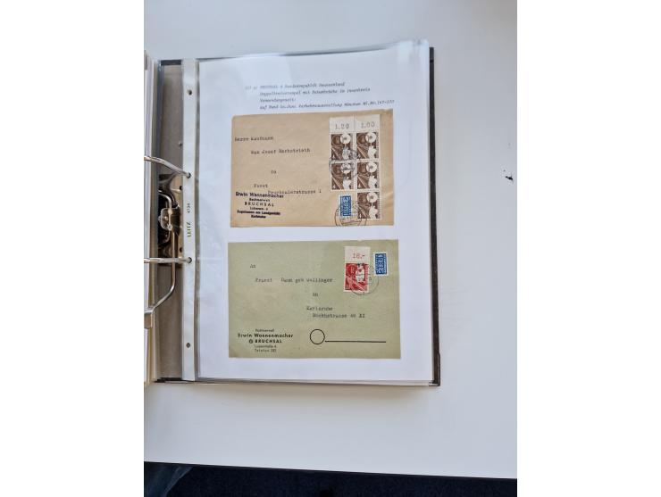 1870/2010 (ca.), Bruchsal und Umgebung, umfangreiche Heimatsammlung in 39 Ringordnern etwas unkonventionell, aber nichtsdesto