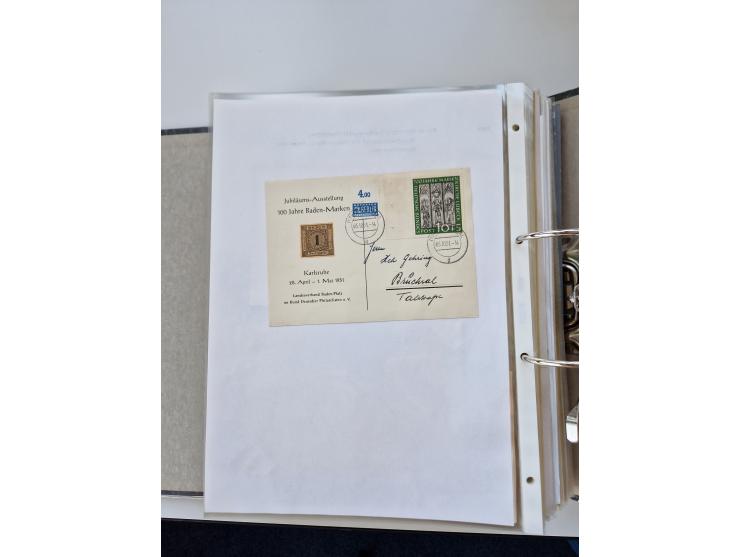 1870/2010 (ca.), Bruchsal und Umgebung, umfangreiche Heimatsammlung in 39 Ringordnern etwas unkonventionell, aber nichtsdesto