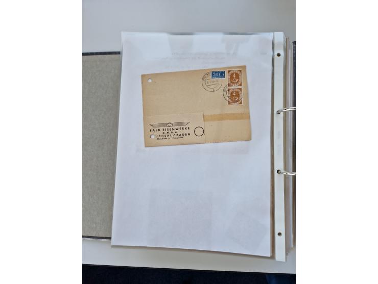 1870/2010 (ca.), Bruchsal und Umgebung, umfangreiche Heimatsammlung in 39 Ringordnern etwas unkonventionell, aber nichtsdesto