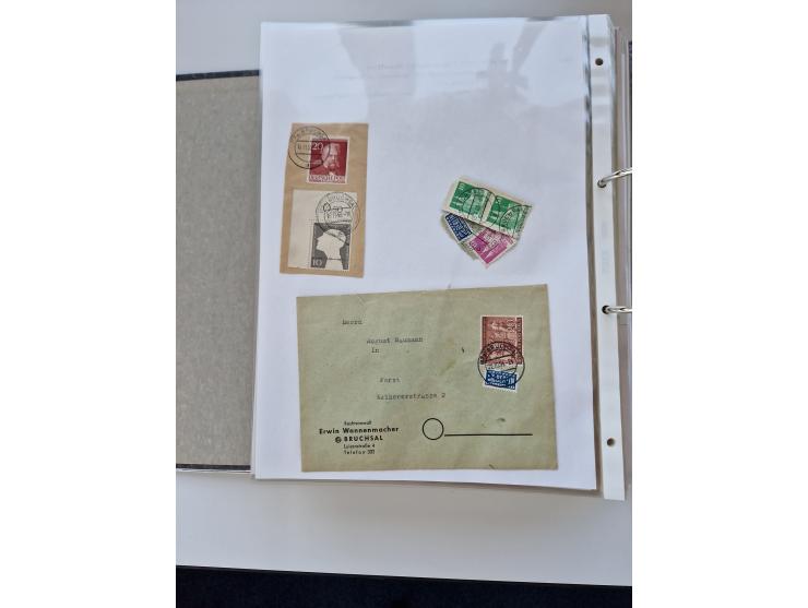 1870/2010 (ca.), Bruchsal und Umgebung, umfangreiche Heimatsammlung in 39 Ringordnern etwas unkonventionell, aber nichtsdesto