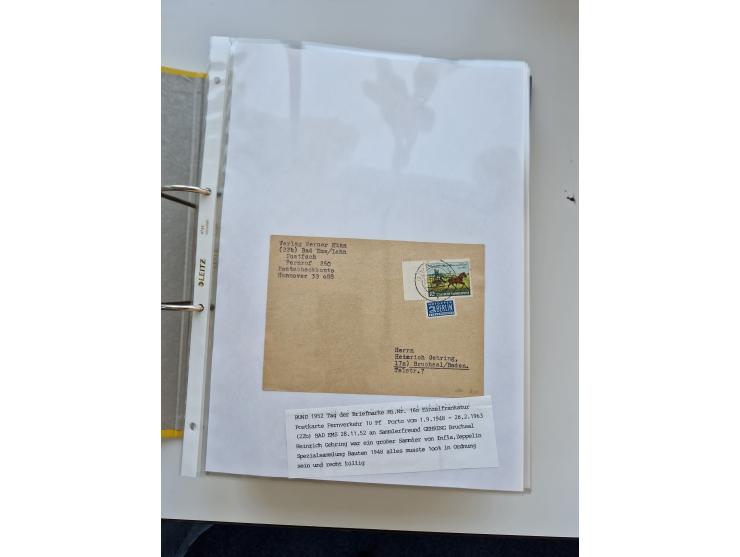 1870/2010 (ca.), Bruchsal und Umgebung, umfangreiche Heimatsammlung in 39 Ringordnern etwas unkonventionell, aber nichtsdesto