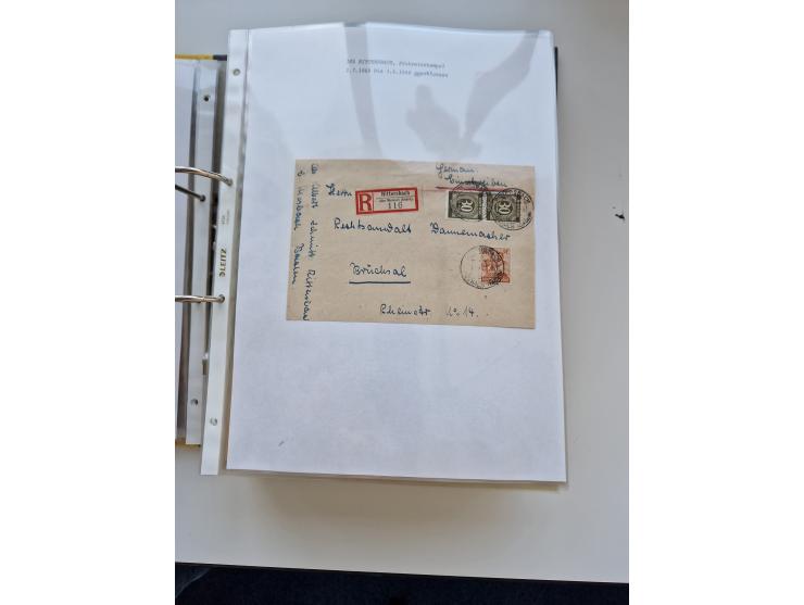 1870/2010 (ca.), Bruchsal und Umgebung, umfangreiche Heimatsammlung in 39 Ringordnern etwas unkonventionell, aber nichtsdesto