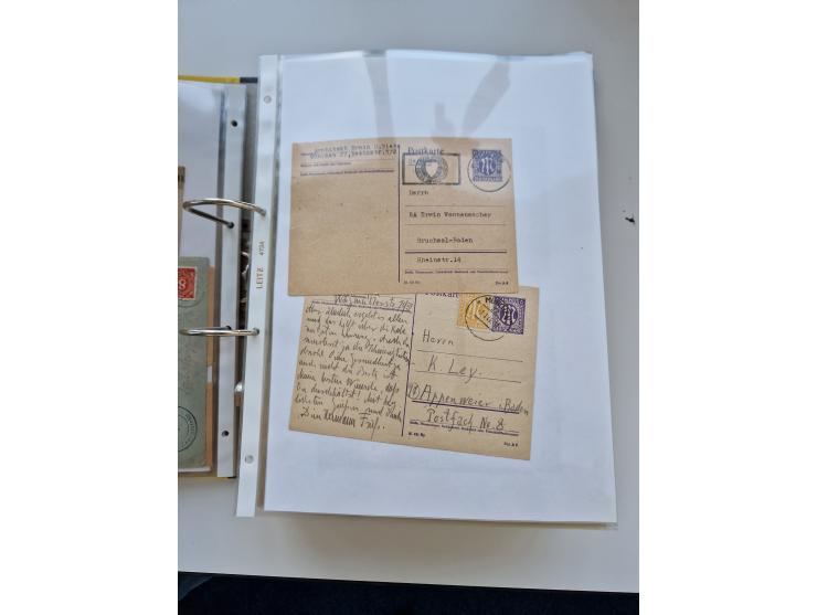 1870/2010 (ca.), Bruchsal und Umgebung, umfangreiche Heimatsammlung in 39 Ringordnern etwas unkonventionell, aber nichtsdesto