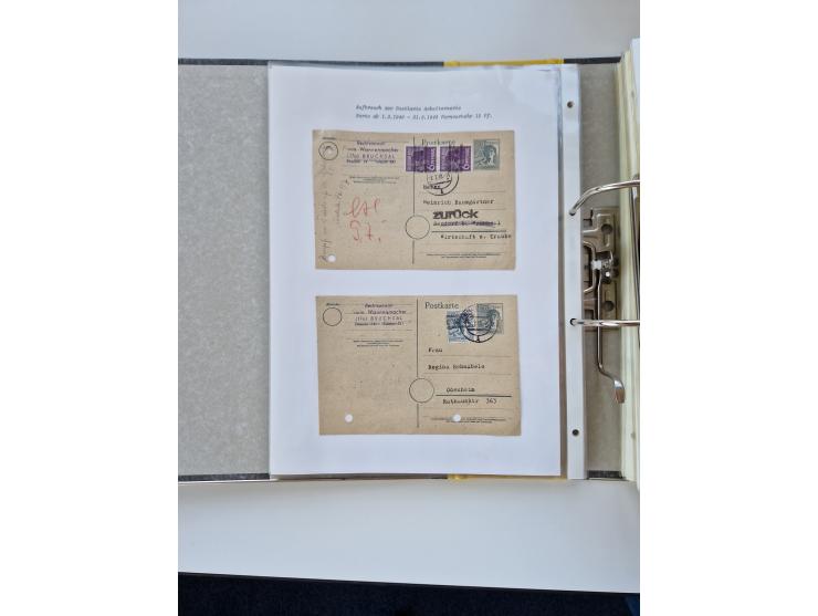 1870/2010 (ca.), Bruchsal und Umgebung, umfangreiche Heimatsammlung in 39 Ringordnern etwas unkonventionell, aber nichtsdesto