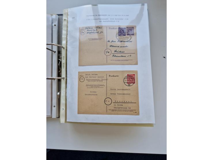 1870/2010 (ca.), Bruchsal und Umgebung, umfangreiche Heimatsammlung in 39 Ringordnern etwas unkonventionell, aber nichtsdesto