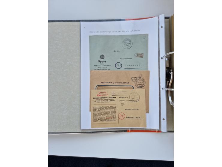 1870/2010 (ca.), Bruchsal und Umgebung, umfangreiche Heimatsammlung in 39 Ringordnern etwas unkonventionell, aber nichtsdesto