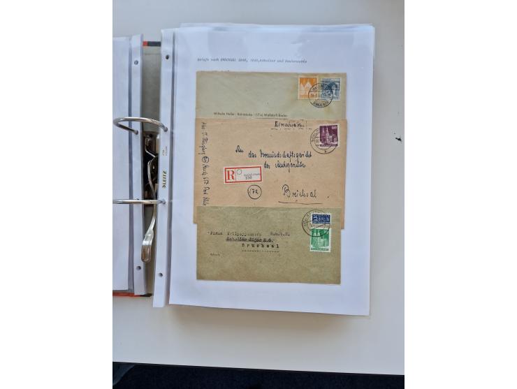 1870/2010 (ca.), Bruchsal und Umgebung, umfangreiche Heimatsammlung in 39 Ringordnern etwas unkonventionell, aber nichtsdesto