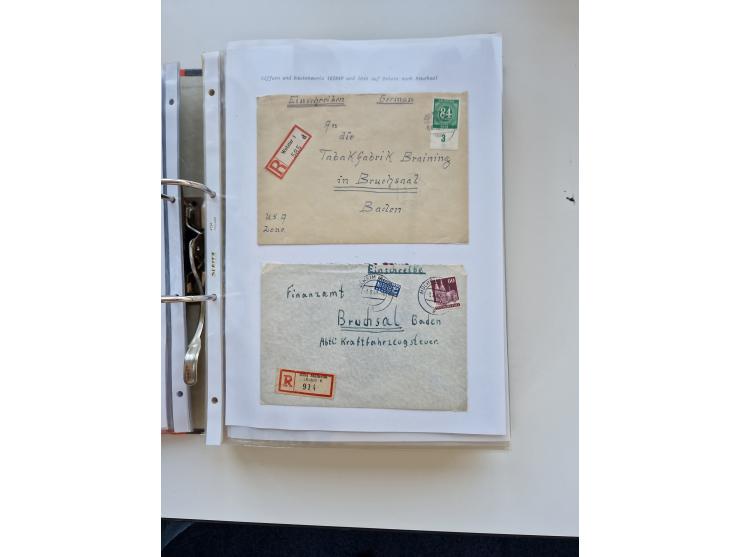 1870/2010 (ca.), Bruchsal und Umgebung, umfangreiche Heimatsammlung in 39 Ringordnern etwas unkonventionell, aber nichtsdesto