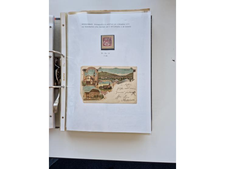 1870/2010 (ca.), Bruchsal und Umgebung, umfangreiche Heimatsammlung in 39 Ringordnern etwas unkonventionell, aber nichtsdesto