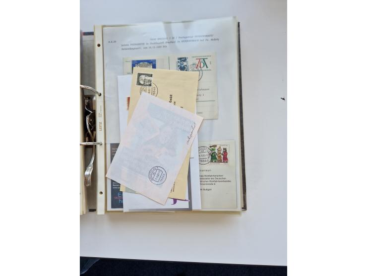 1870/2010 (ca.), Bruchsal und Umgebung, umfangreiche Heimatsammlung in 39 Ringordnern etwas unkonventionell, aber nichtsdesto