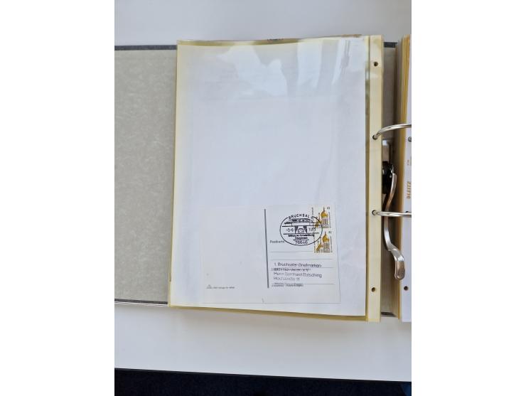 1870/2010 (ca.), Bruchsal und Umgebung, umfangreiche Heimatsammlung in 39 Ringordnern etwas unkonventionell, aber nichtsdesto