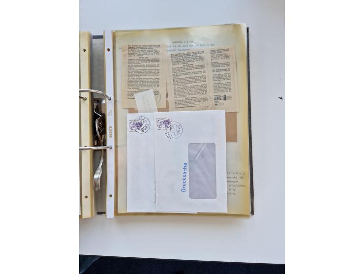 1870/2010 (ca.), Bruchsal und Umgebung, umfangreiche Heimatsammlung in 39 Ringordnern etwas unkonventionell, aber nichtsdesto