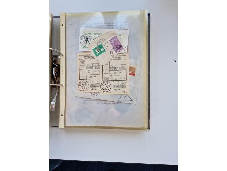 1870/2010 (ca.), Bruchsal und Umgebung, umfangreiche Heimatsammlung in 39 Ringordnern etwas unkonventionell, aber nichtsdesto