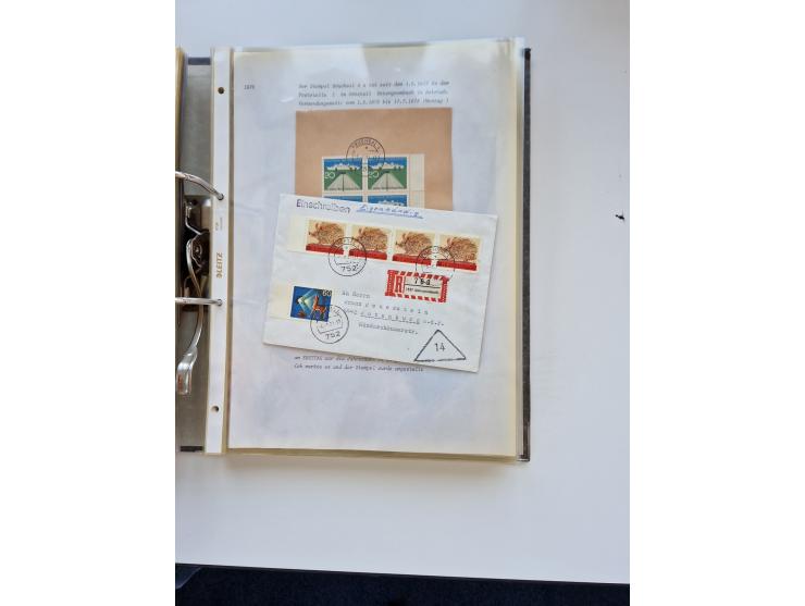 1870/2010 (ca.), Bruchsal und Umgebung, umfangreiche Heimatsammlung in 39 Ringordnern etwas unkonventionell, aber nichtsdesto