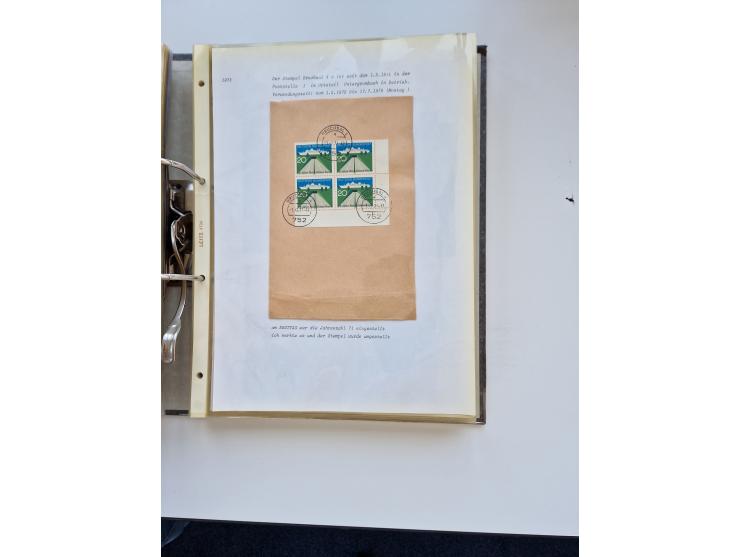 1870/2010 (ca.), Bruchsal und Umgebung, umfangreiche Heimatsammlung in 39 Ringordnern etwas unkonventionell, aber nichtsdesto