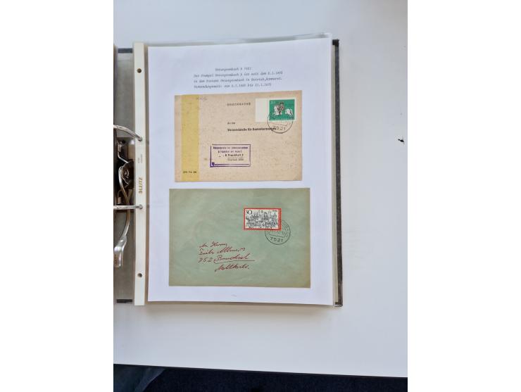 1870/2010 (ca.), Bruchsal und Umgebung, umfangreiche Heimatsammlung in 39 Ringordnern etwas unkonventionell, aber nichtsdesto