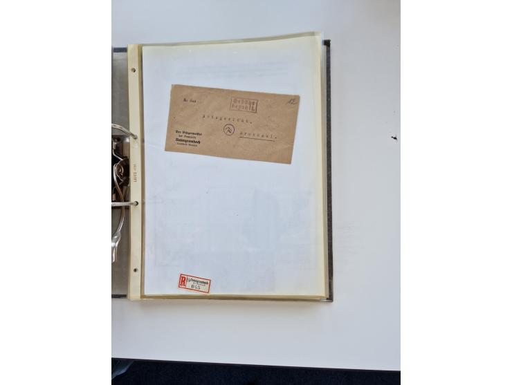 1870/2010 (ca.), Bruchsal und Umgebung, umfangreiche Heimatsammlung in 39 Ringordnern etwas unkonventionell, aber nichtsdesto