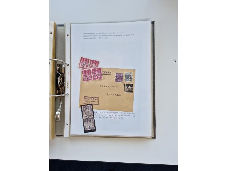 1870/2010 (ca.), Bruchsal und Umgebung, umfangreiche Heimatsammlung in 39 Ringordnern etwas unkonventionell, aber nichtsdesto