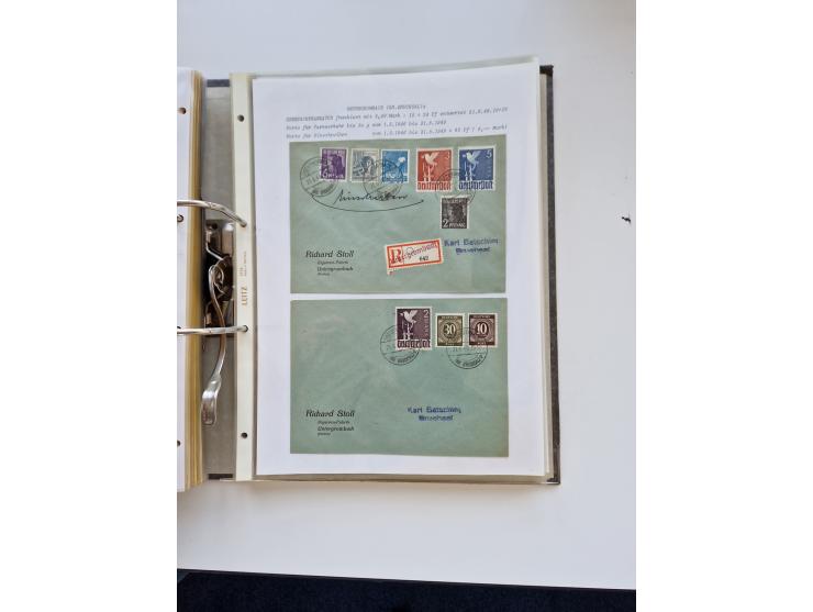 1870/2010 (ca.), Bruchsal und Umgebung, umfangreiche Heimatsammlung in 39 Ringordnern etwas unkonventionell, aber nichtsdesto