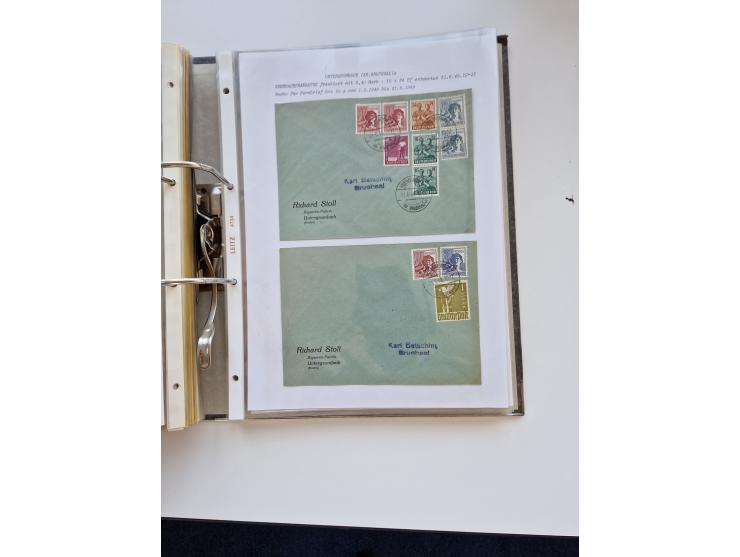 1870/2010 (ca.), Bruchsal und Umgebung, umfangreiche Heimatsammlung in 39 Ringordnern etwas unkonventionell, aber nichtsdesto