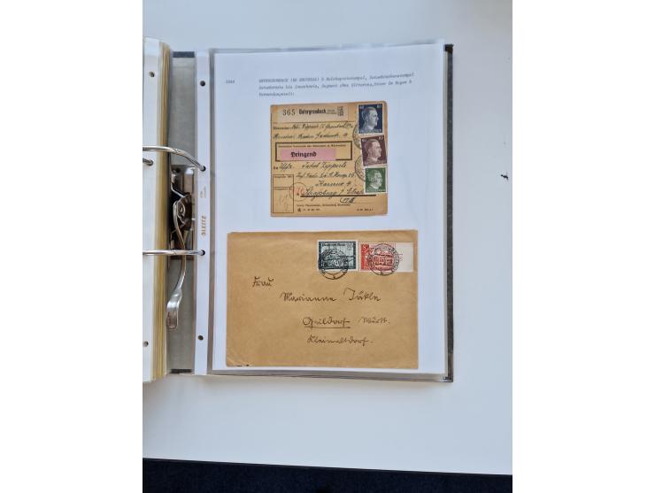 1870/2010 (ca.), Bruchsal und Umgebung, umfangreiche Heimatsammlung in 39 Ringordnern etwas unkonventionell, aber nichtsdesto