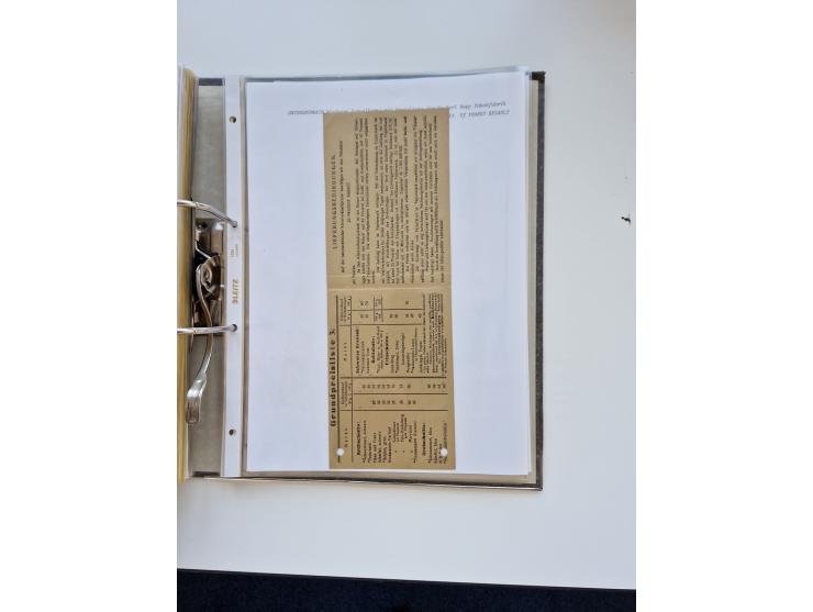 1870/2010 (ca.), Bruchsal und Umgebung, umfangreiche Heimatsammlung in 39 Ringordnern etwas unkonventionell, aber nichtsdesto