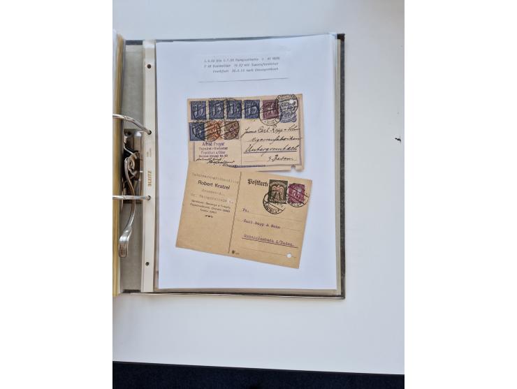 1870/2010 (ca.), Bruchsal und Umgebung, umfangreiche Heimatsammlung in 39 Ringordnern etwas unkonventionell, aber nichtsdesto