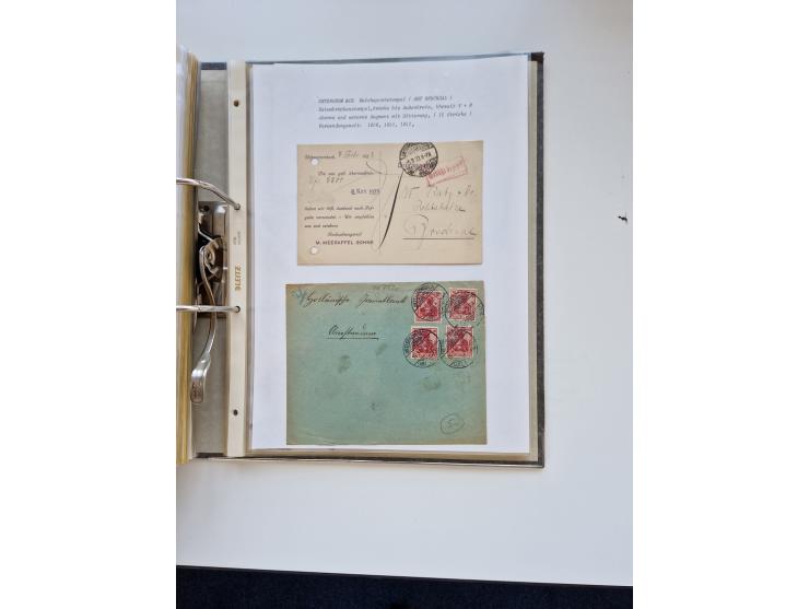 1870/2010 (ca.), Bruchsal und Umgebung, umfangreiche Heimatsammlung in 39 Ringordnern etwas unkonventionell, aber nichtsdesto