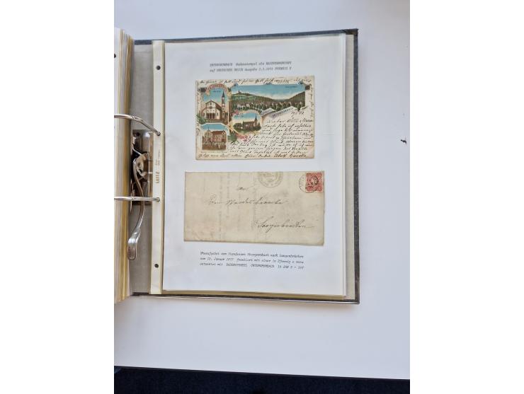 1870/2010 (ca.), Bruchsal und Umgebung, umfangreiche Heimatsammlung in 39 Ringordnern etwas unkonventionell, aber nichtsdesto