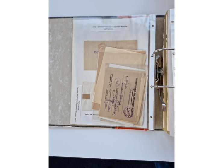 1870/2010 (ca.), Bruchsal und Umgebung, umfangreiche Heimatsammlung in 39 Ringordnern etwas unkonventionell, aber nichtsdesto