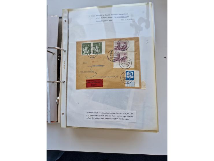 1870/2010 (ca.), Bruchsal und Umgebung, umfangreiche Heimatsammlung in 39 Ringordnern etwas unkonventionell, aber nichtsdesto