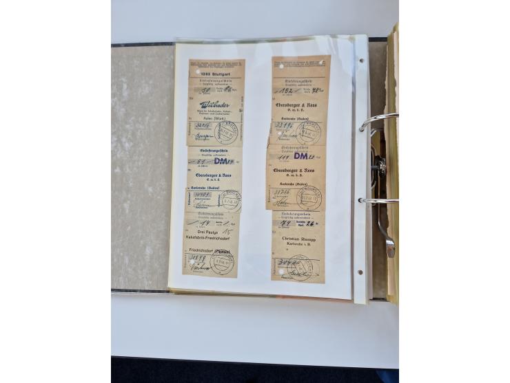 1870/2010 (ca.), Bruchsal und Umgebung, umfangreiche Heimatsammlung in 39 Ringordnern etwas unkonventionell, aber nichtsdesto